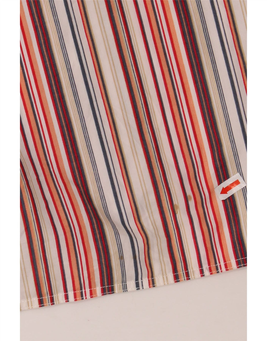 Camisa masculina de manga curta TOM TAILOR 2XL algodão listrado multicolorido