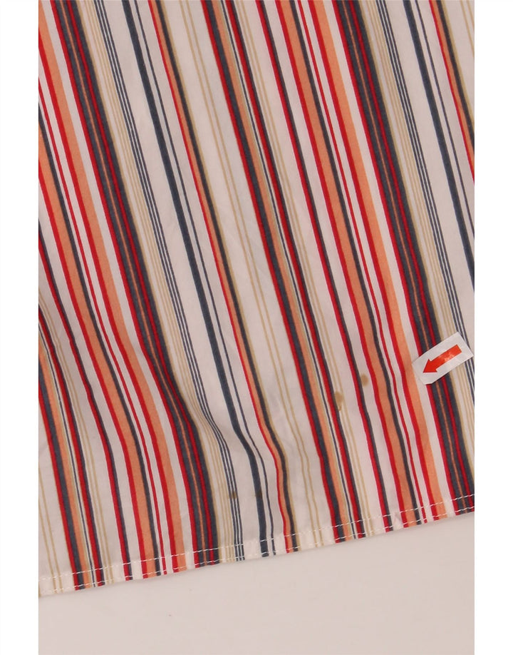 Camisa masculina de manga curta TOM TAILOR 2XL algodão listrado multicolorido