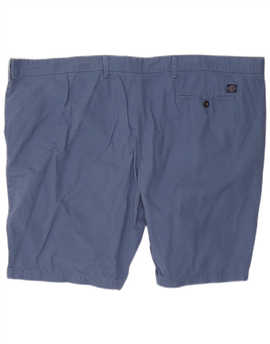 Shorts chino masculino Marks & Spencer W48 4XL algodão azul