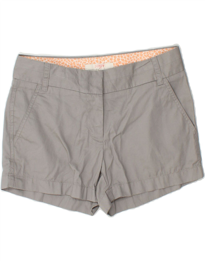 J. CREW Womens Chino Shorts US 0 XS W30  Grey Cotton Vintage J. Crew and Second-Hand J. Crew from Messina Hembry 
