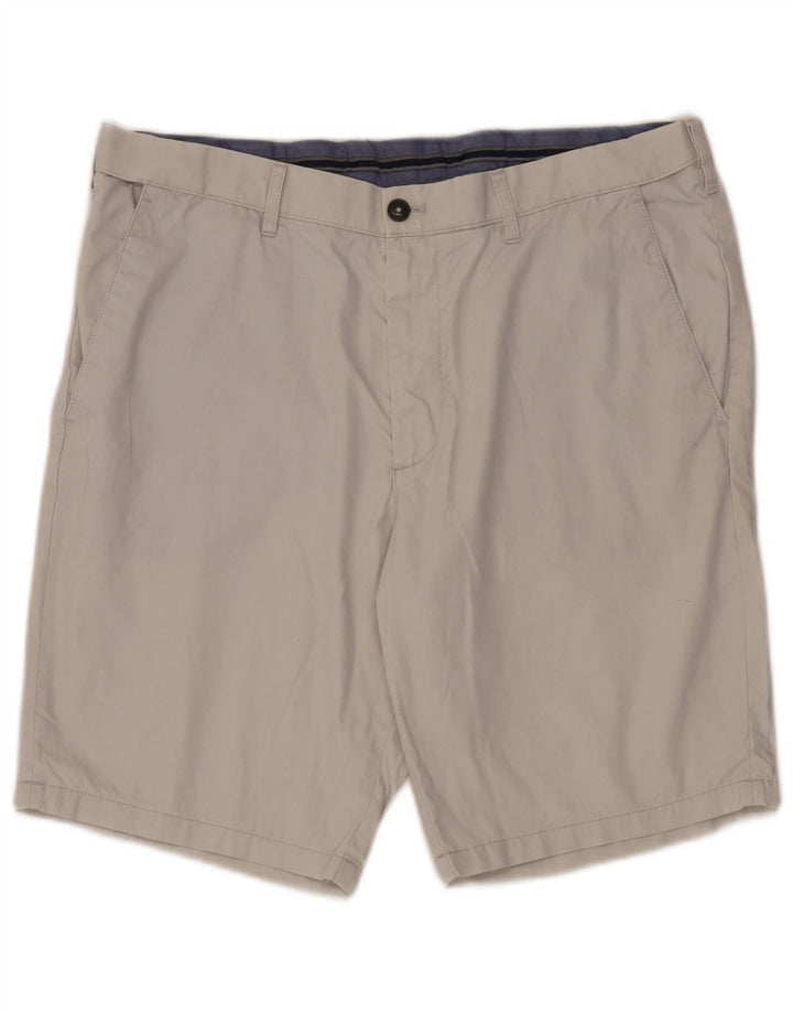 Shorts Chino masculino Marks & Spencer W36 grande algodão cinza