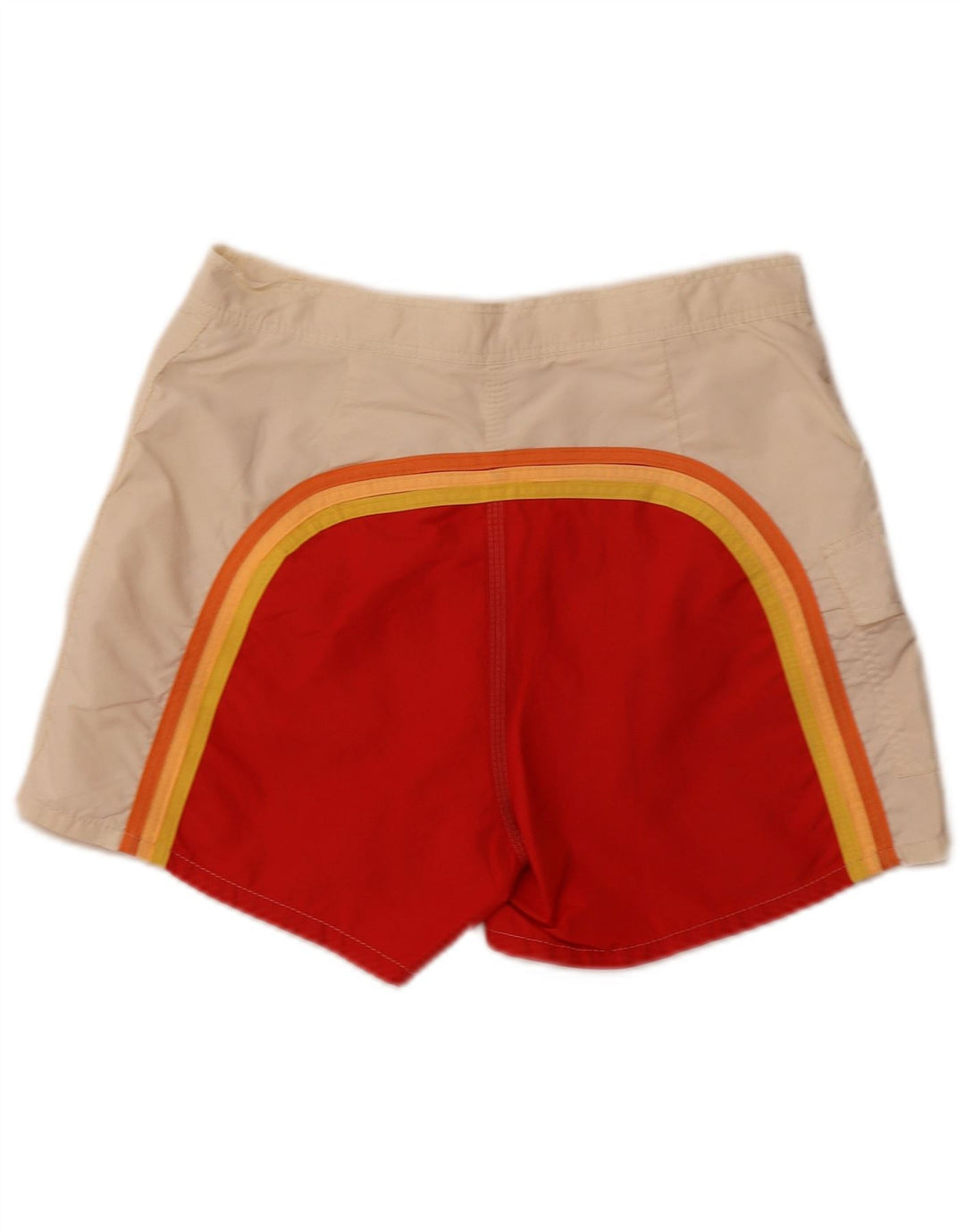 Shorts de natação masculino SUNDEK médio vermelho colorblock nylon