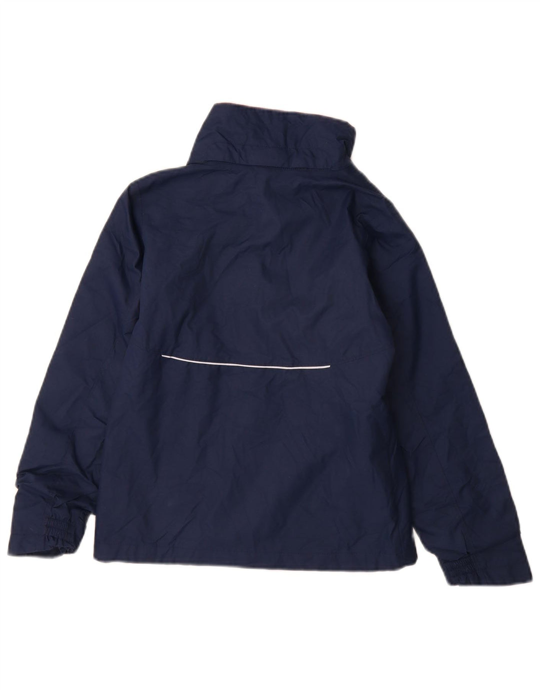 Jaqueta corta-vento feminina Columbia 9-10 anos pequena azul marinho nylon