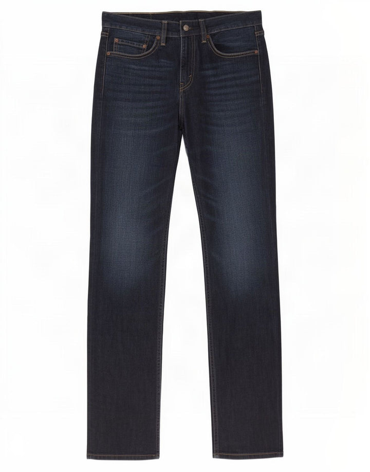 Levi's Masculino 511 Slim Jeans W32 L34 Azul Marinho Algodão