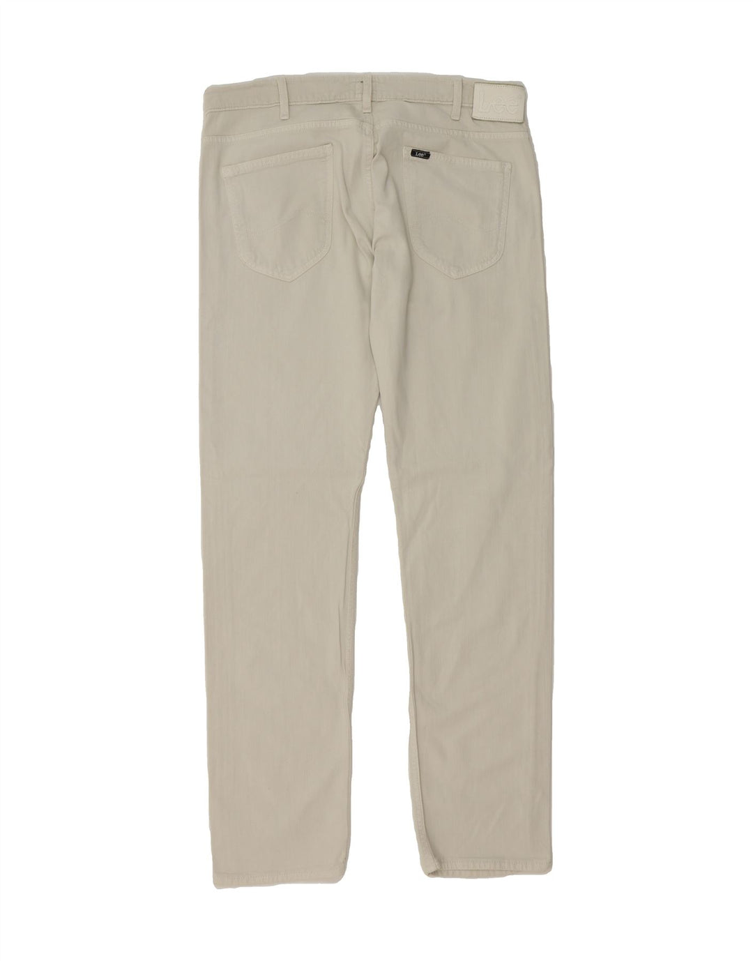 LEE Mens Powell Straight Jeans W36 L34 White Cotton Vintage Lee and Second-Hand Lee from Messina Hembry 