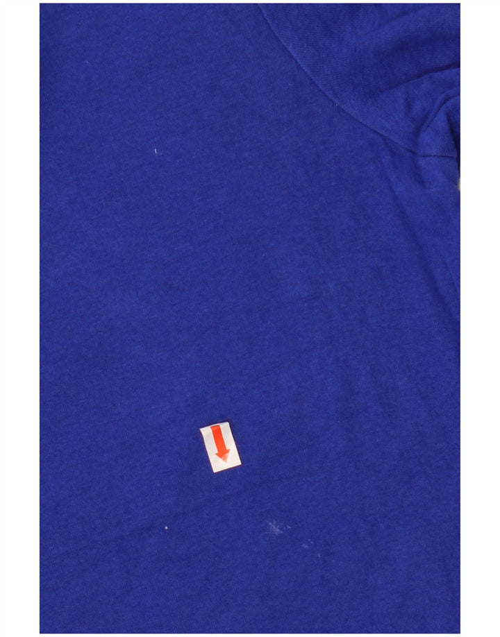 EDDIE BAUER Top masculino manga comprida XL algodão azul