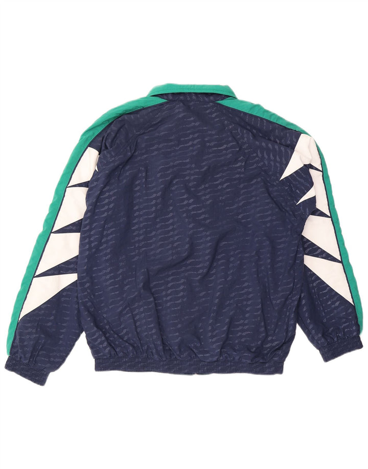 Puma Mens Tracksuit Top Jacket Médio Azul Marinho Colourblock Poliamida
