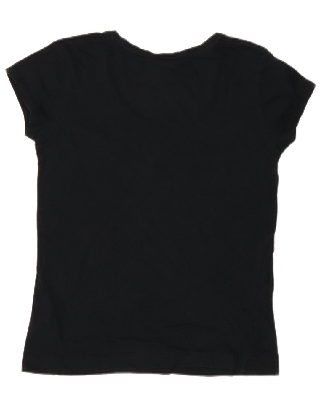 Camiseta feminina Lee com estampa gráfica UK 12 algodão azul marinho médio