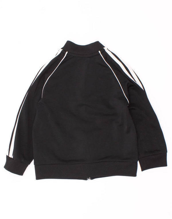 Casaco de treino Adidas Baby Boys 9-12 meses preto poliéster