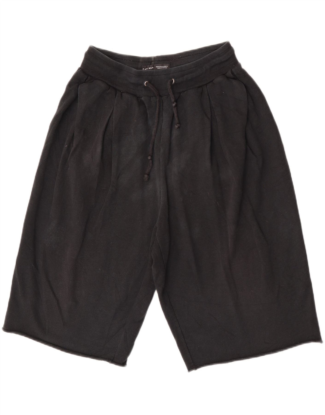 Zara Bermuda esportiva masculina bermuda média preta