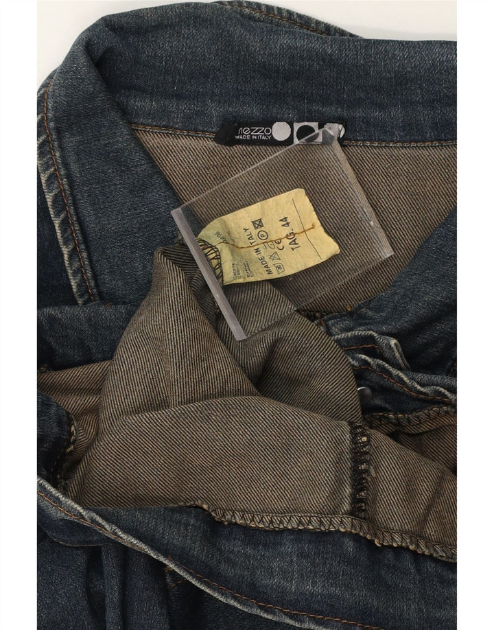 VINTAGE Womens Denim Jacket IT 44 Medium Blue Cotton Vintage Vintage and Second-Hand Vintage from Messina Hembry 