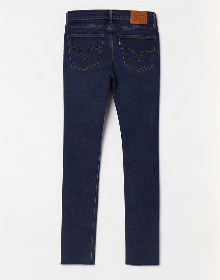 Jeans skinny feminino Levi's W28 L29 algodão azul marinho