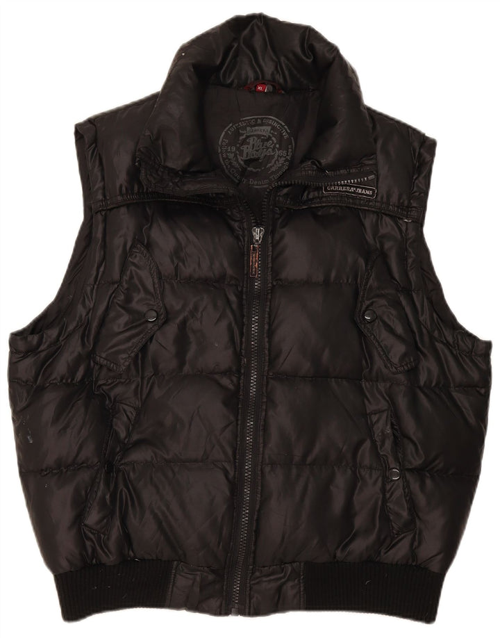 Colete acolchoado masculino Carrera UK 42 XL preto poliéster