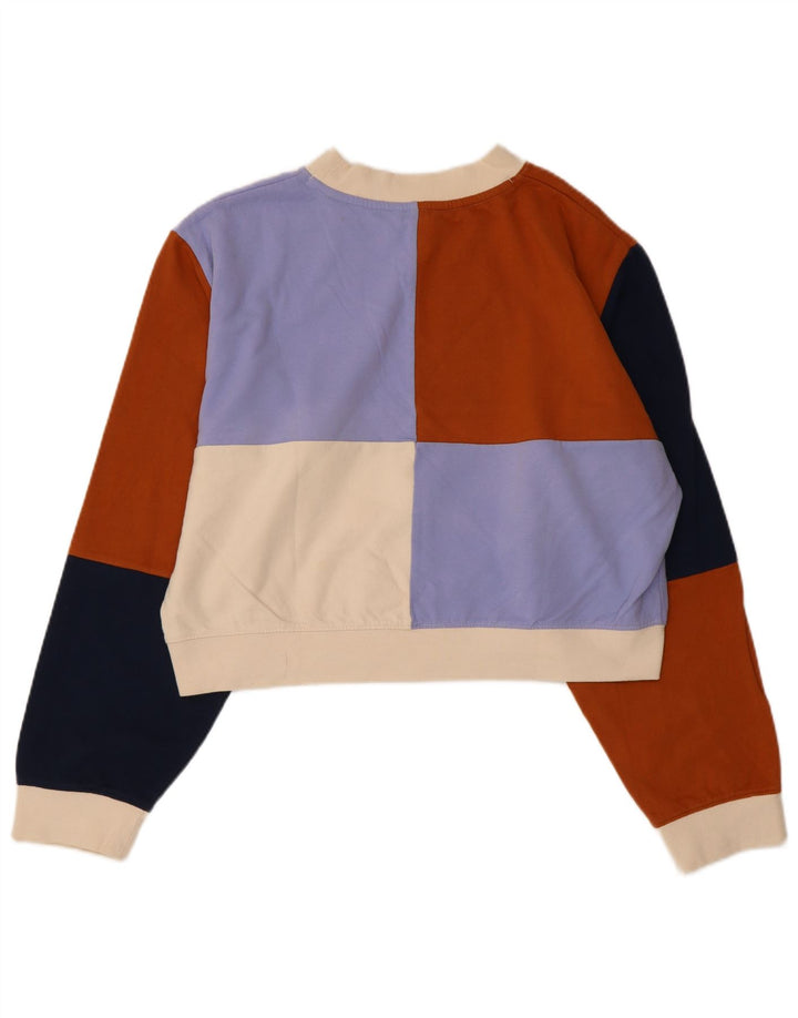 Suéter de moletom feminino French Connection UK 14 médio multicolorido