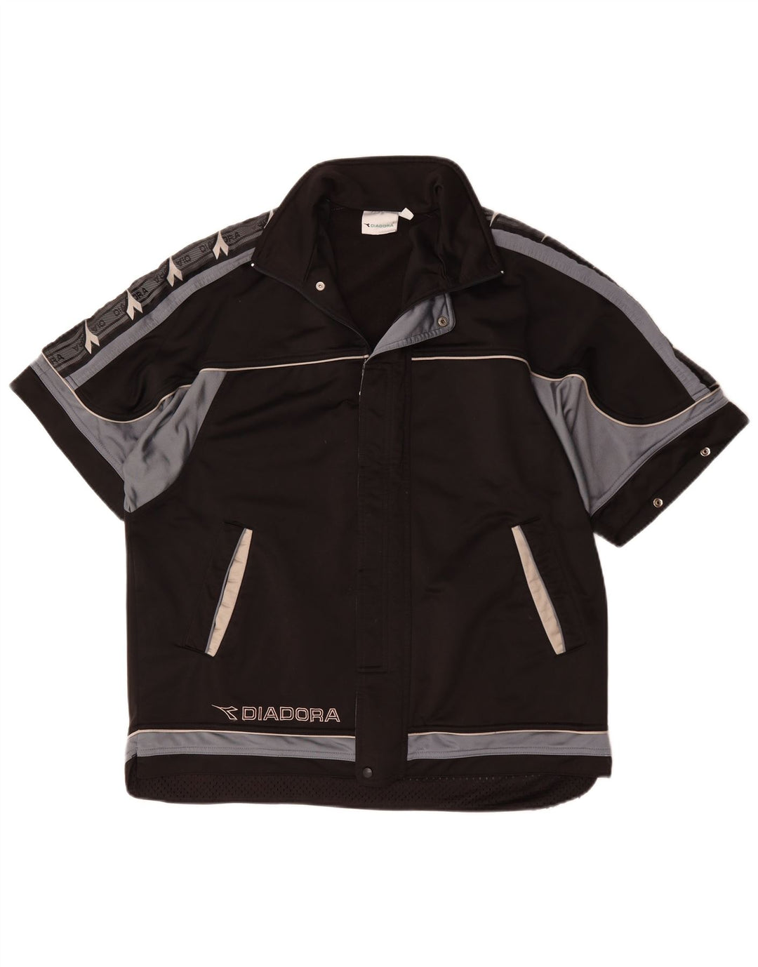 Jaqueta masculina de manga curta Diadora UK 38 médio preto