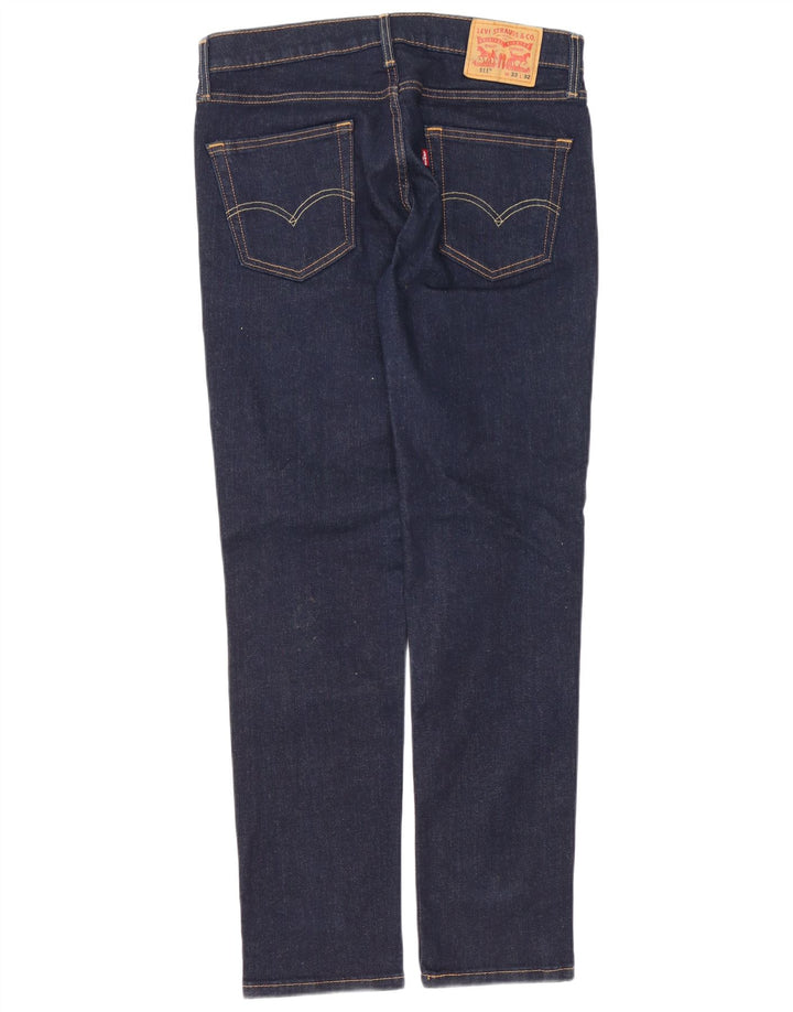 Levi's Masculino 511 Slim Jeans W33 L32 Azul Marinho Algodão