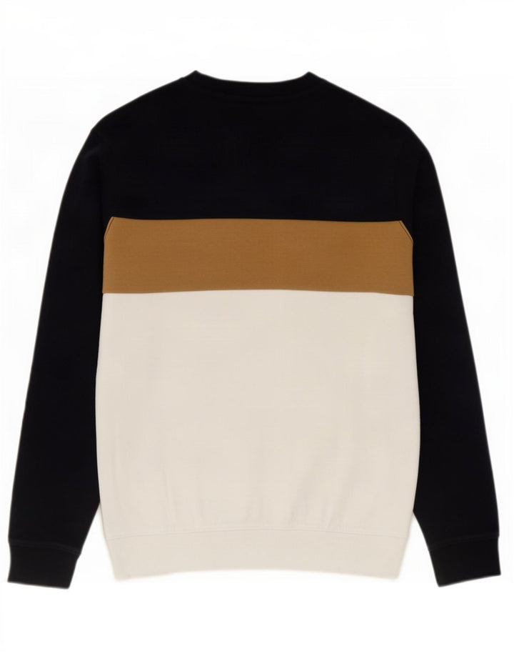 Zara Moletom Masculino Jumper Médio Multicolorido Colorblock