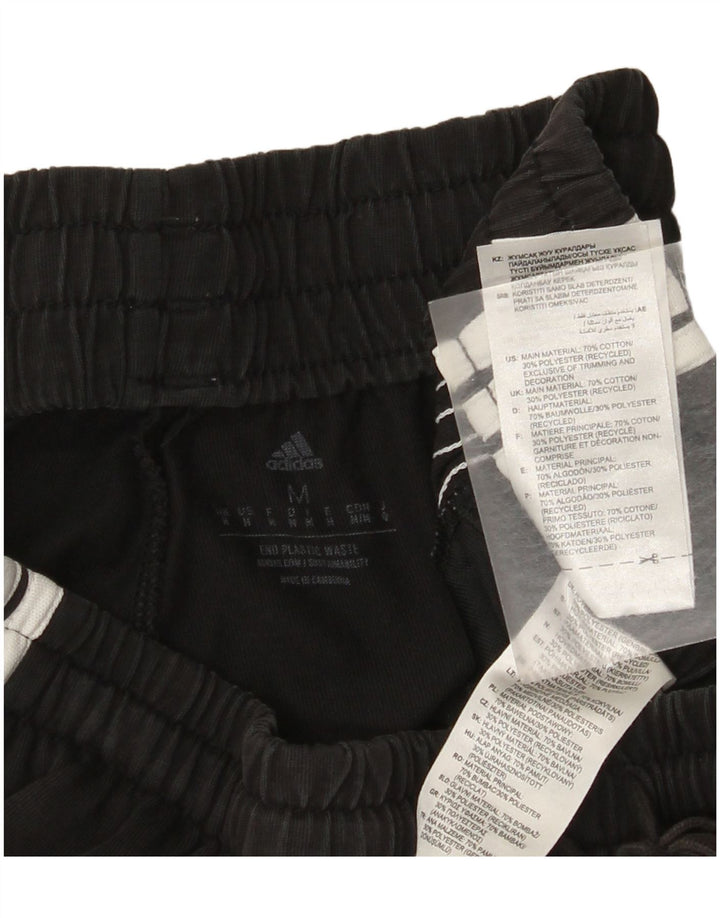 Calça de treino feminina Adidas UK 14 médio preto algodão