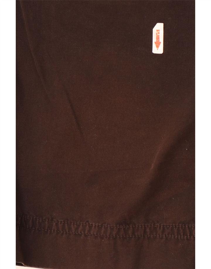 Gas Mens Chino Shorts W34 Grande Algodão Preto