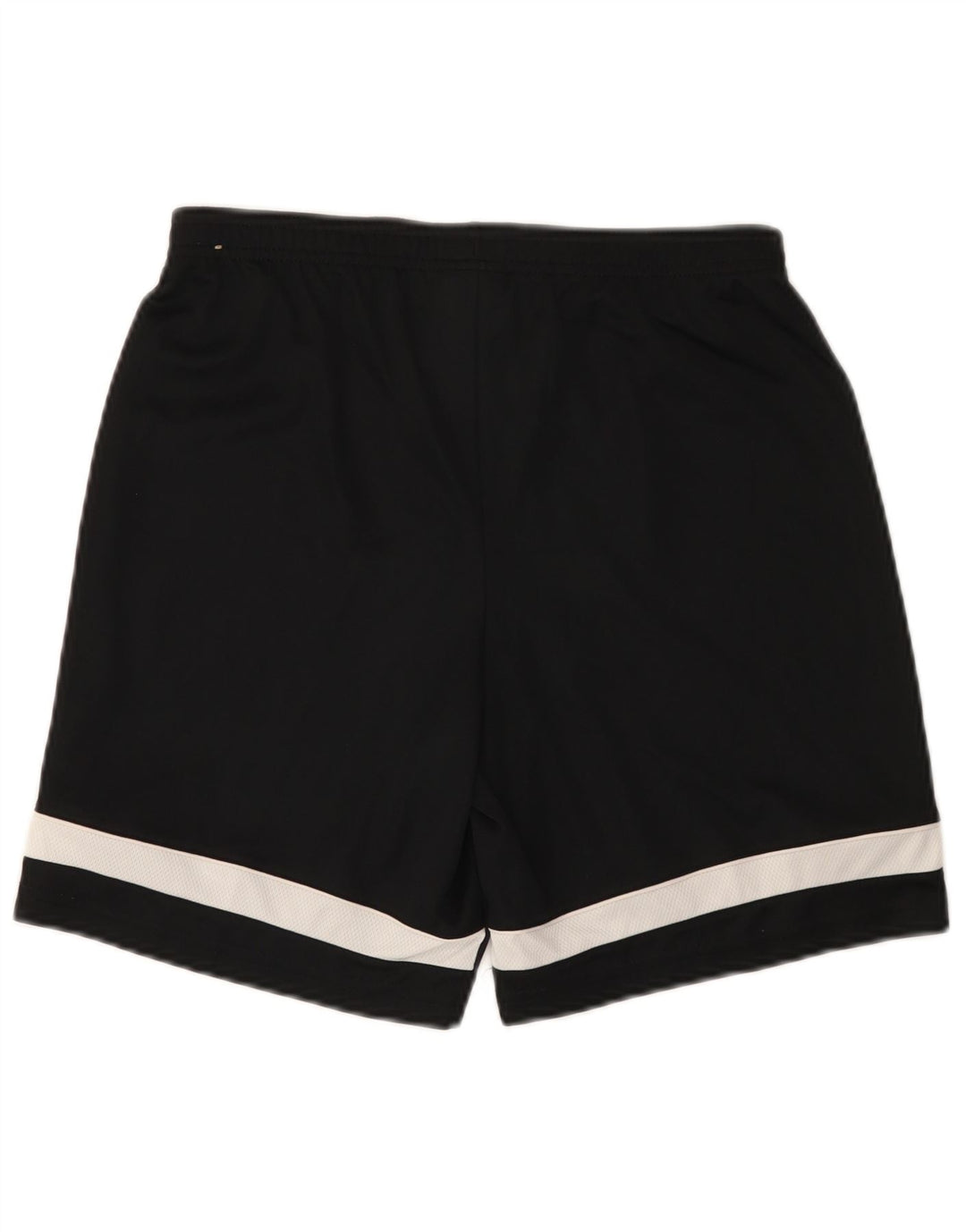 Shorts esportivos masculinos Nike Dri Fit pequenos pretos em poliéster colorblock