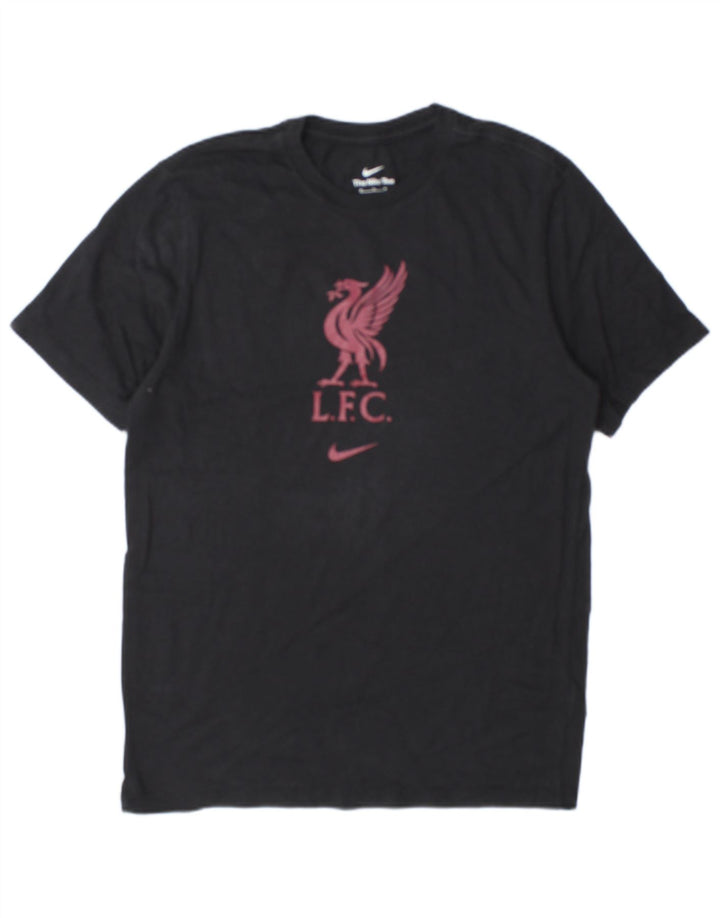 Camiseta Nike Masculina Liverpool Graphic Top Médio Algodão Preto
