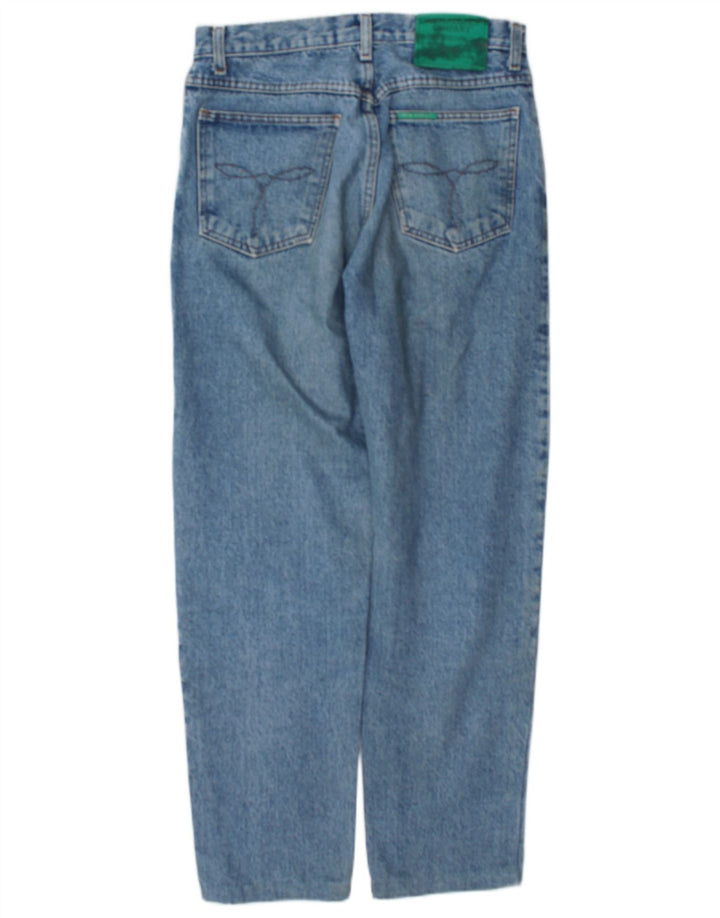 Jeans cônicos femininos Jacob Cohen W29 L28 algodão azul