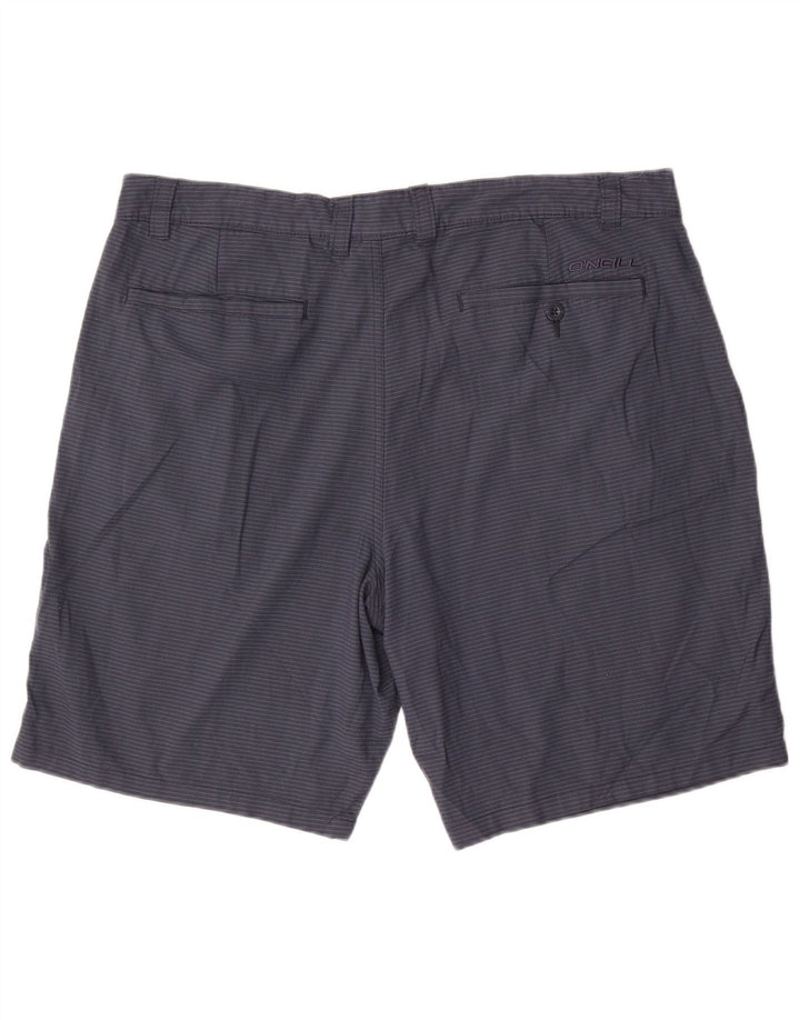 Shorts Chino masculino O'Neill W38 XL azul marinho listrado poliéster