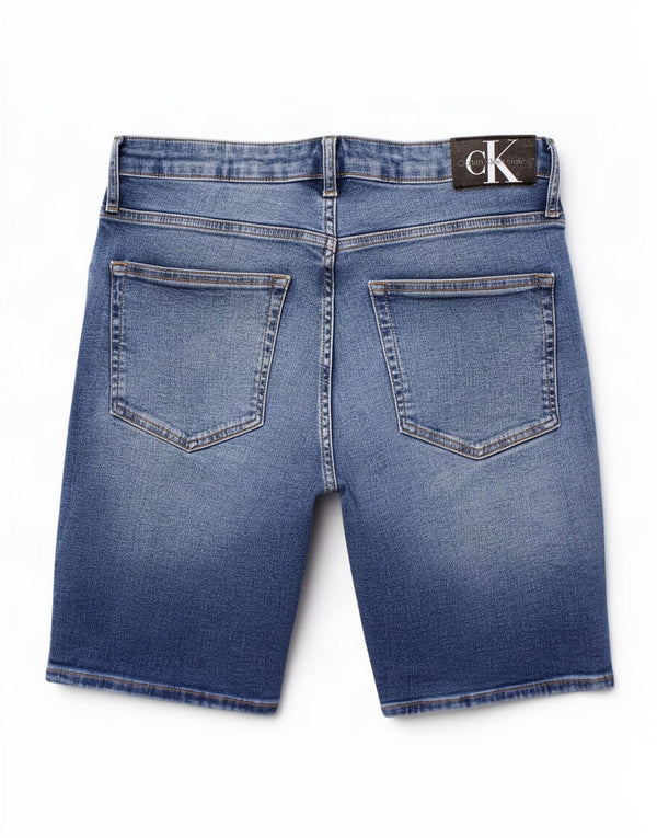 Calvin Klein Meninos Shorts Jeans 15-16 Anos W30 Azul