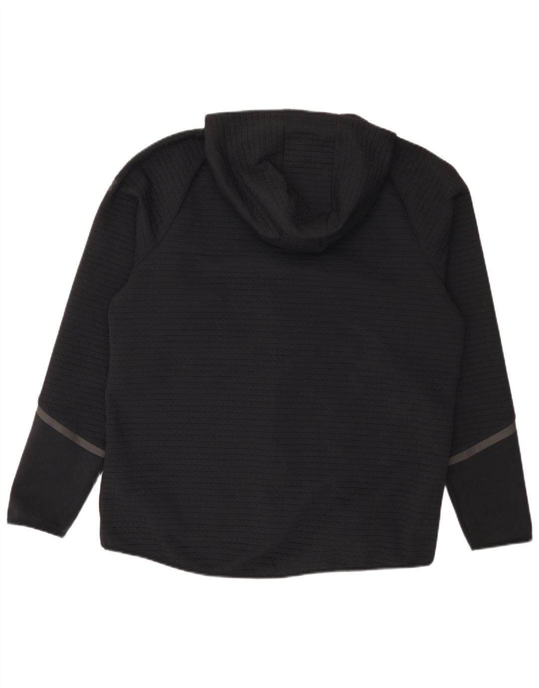 Suéter masculino Under Armour com capuz e zíper grande poliéster preto