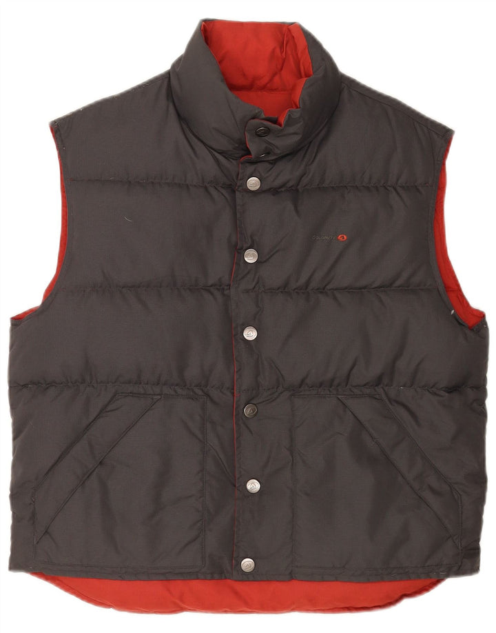 Colete acolchoado reversível masculino Dolomite UK 36 pequeno poliéster preto