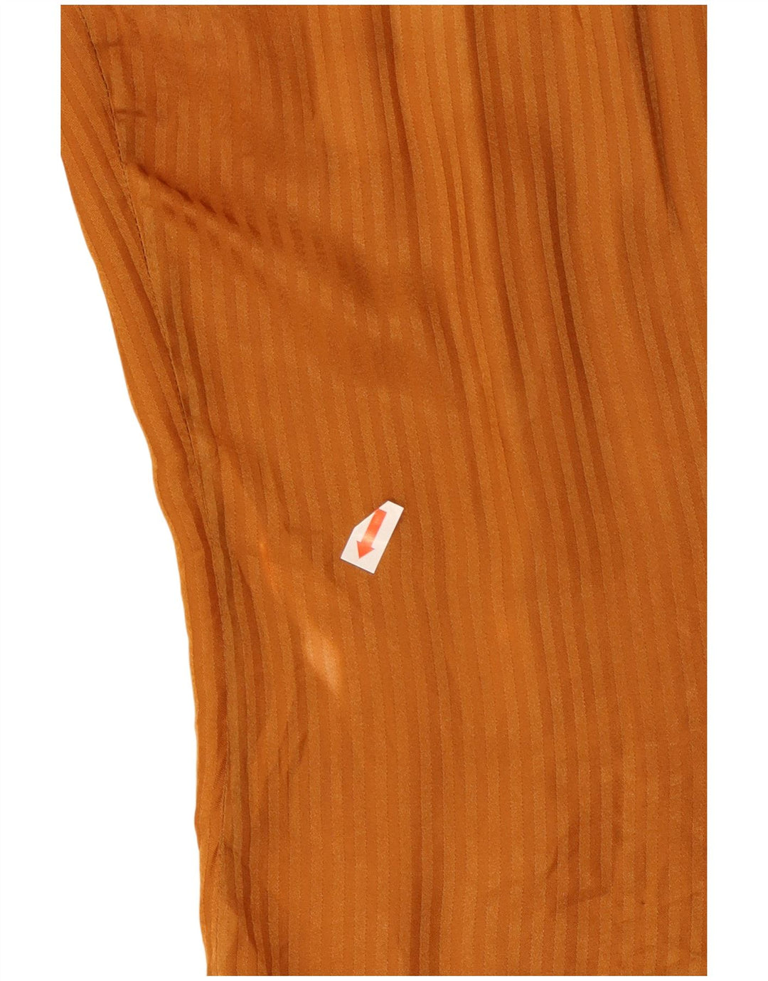 Blusa feminina vintage IT 46 grande listrada laranja