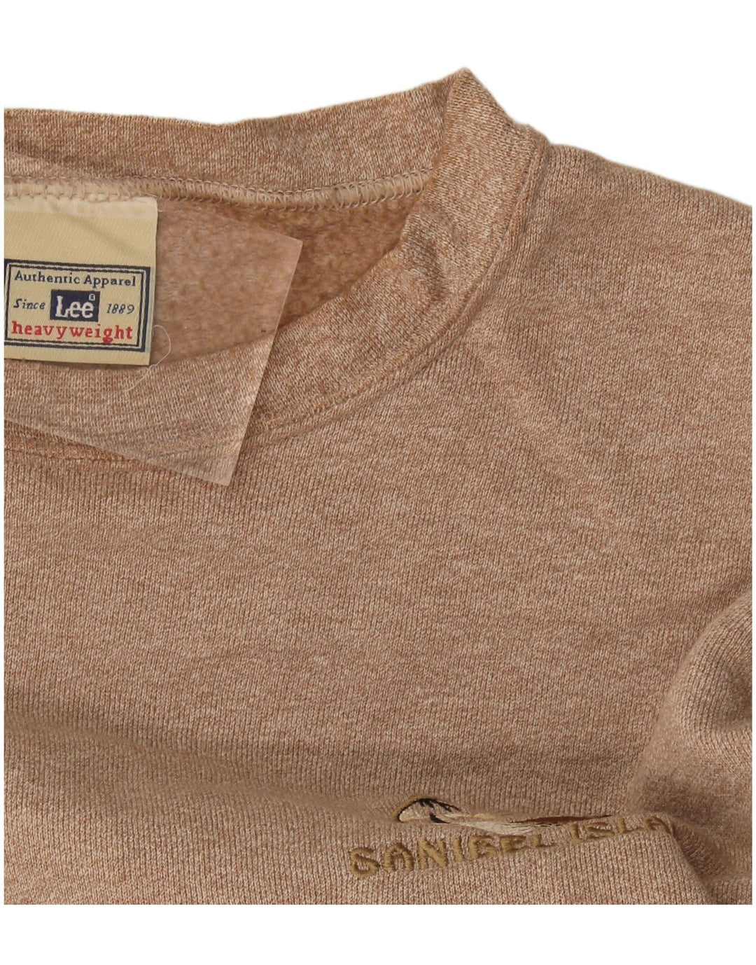 Lee moletom masculino jumper grande bege