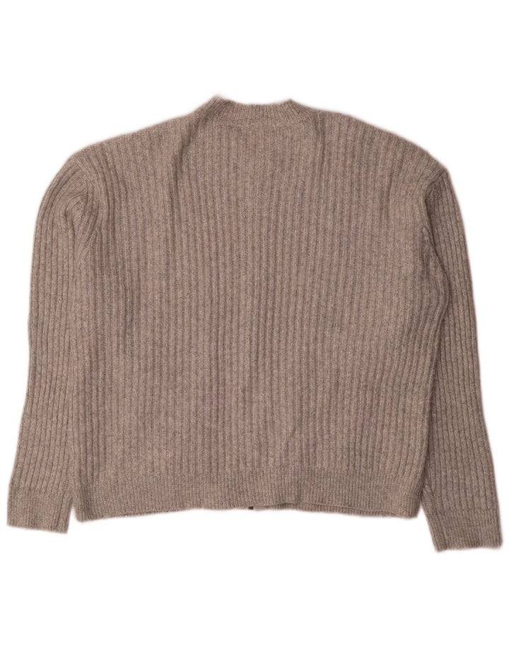 Suéter cardigã feminino oversized Marks & Spencer Reino Unido 16 grande cinza