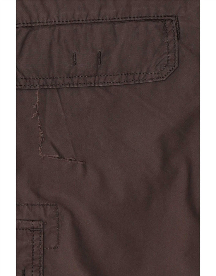 Napapijri Mens Regular Cargo Shorts Médio W32 Algodão Marrom