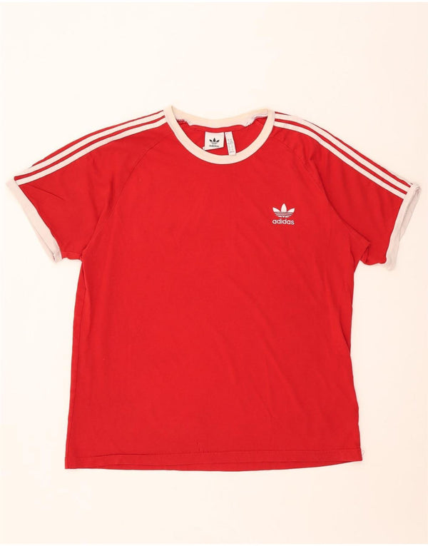 Camiseta masculina Adidas Top XL algodão vermelho