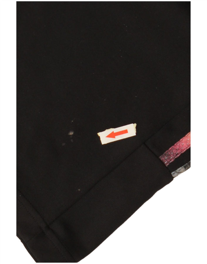 Shorts esportivos femininos ADIDAS 13-14 anos W28 L8 preto poliéster