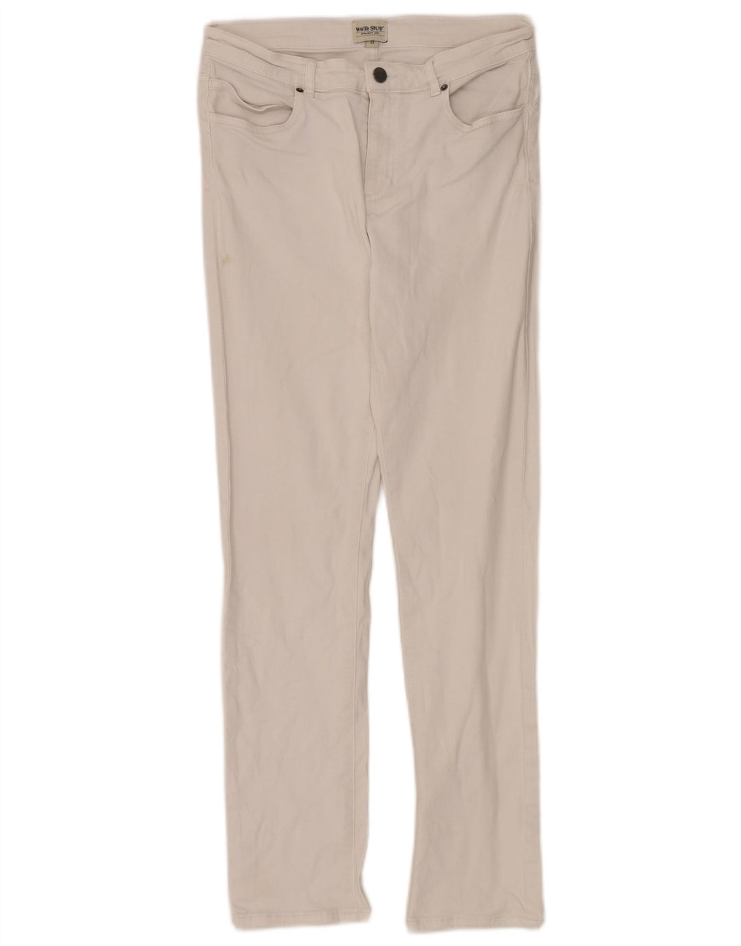 Jeans retos femininos White Stuff UK 12 médio W28 L28 algodão