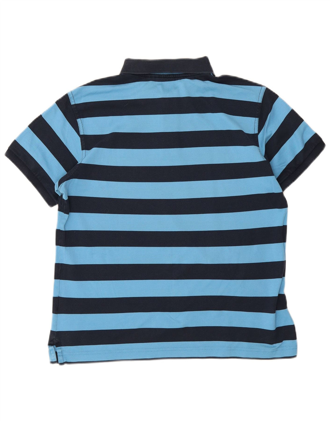 Camisa polo masculina Paul & Shark listrada azul média