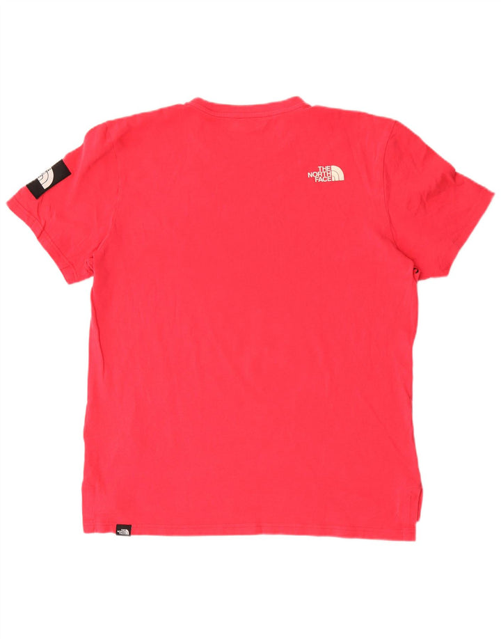 Camiseta masculina The North Face Top médio algodão rosa
