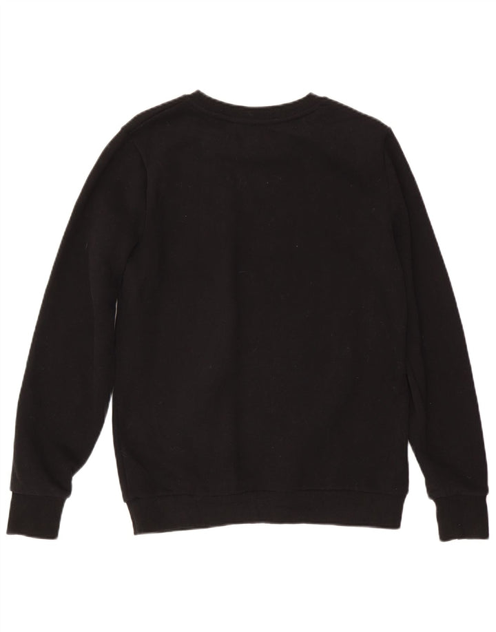 Suéter feminino Superdry UK 14 grande algodão preto
