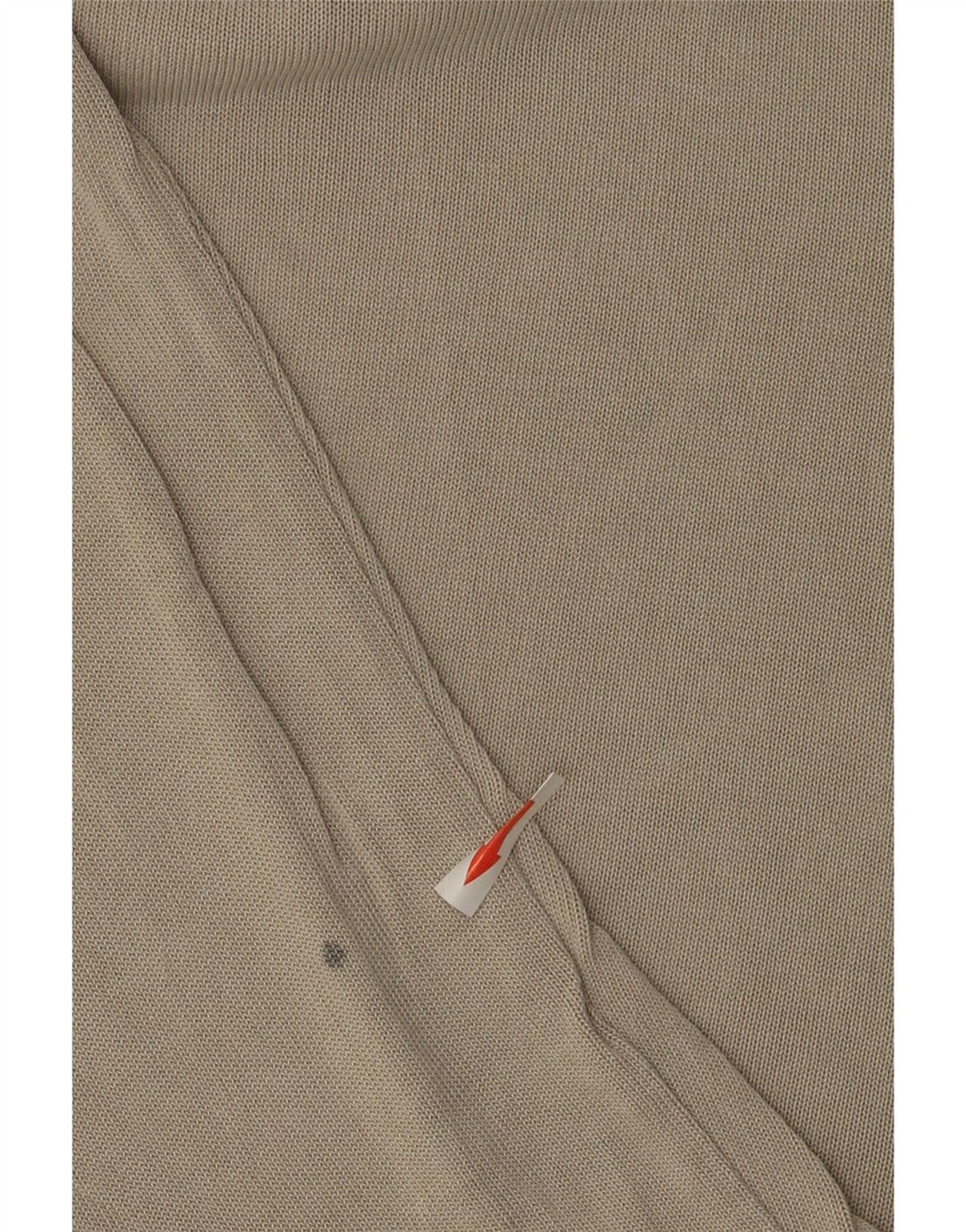 Zara Camisa polo masculina de manga comprida cinza médio