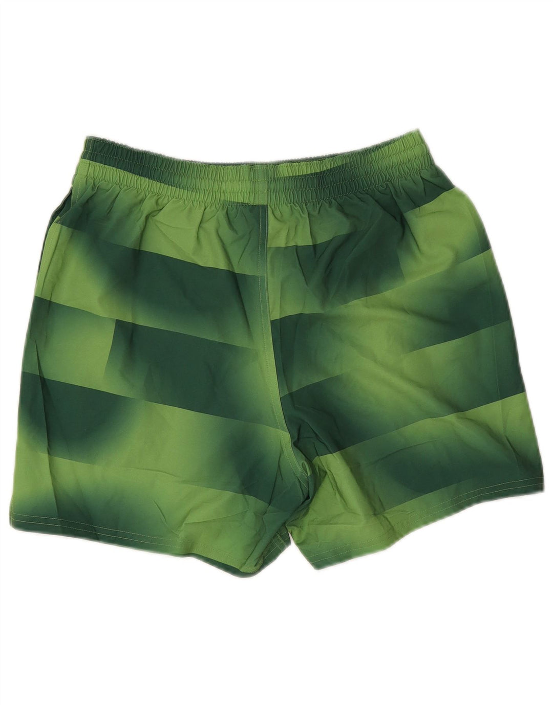 Shorts esportivos masculinos Nike poliéster listrado verde médio
