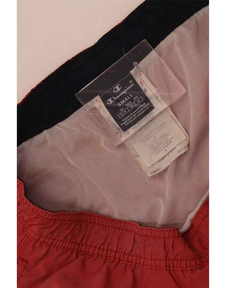 Shorts de natação masculino Champion Graphic pequeno vermelho poliamida