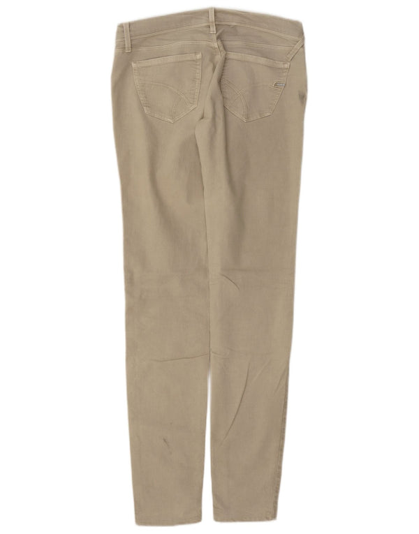 Gas Womens Slim Jeans W28 L32 Algodão Bege
