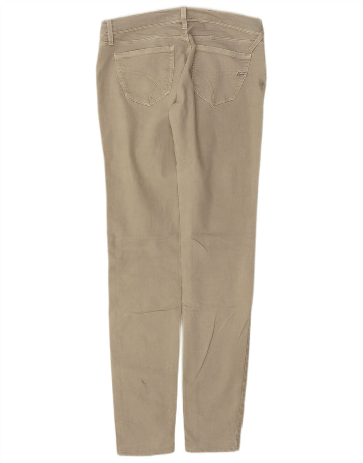 Gas Womens Slim Jeans W28 L32 Algodão Bege
