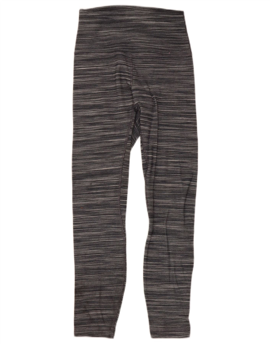 Leggings femininas LULULEMON EUA 4 nylon listrado cinza pequeno