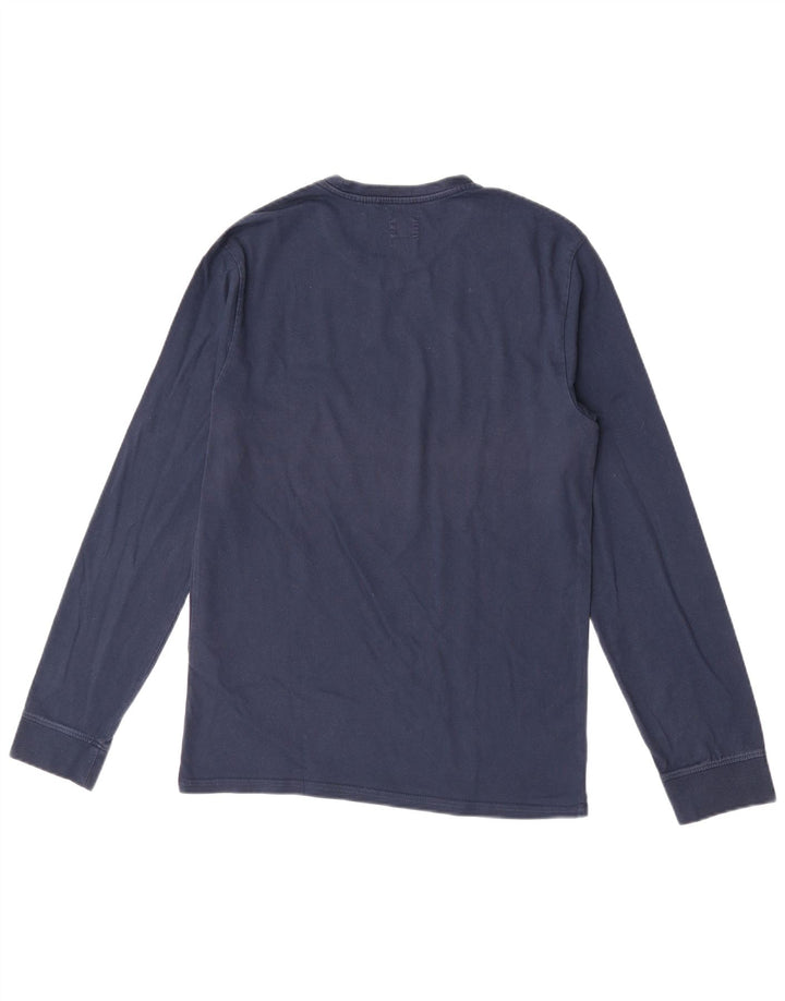 Levi's Masculino Standard Top Manga Longa Pequeno Algodão Azul Marinho