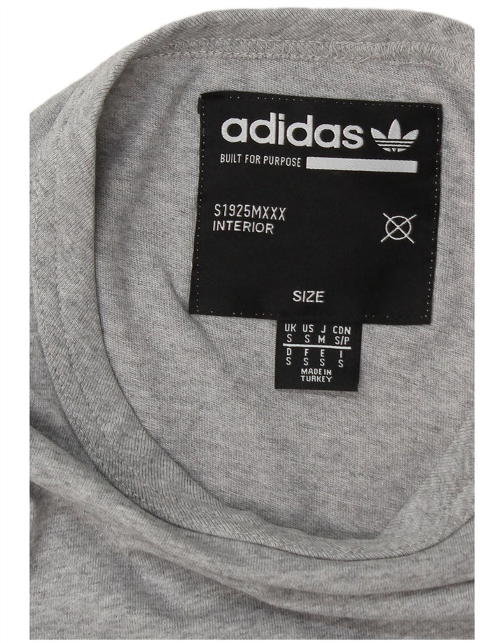 Camiseta Adidas Masculina Graphic Top Pequeno Cinza