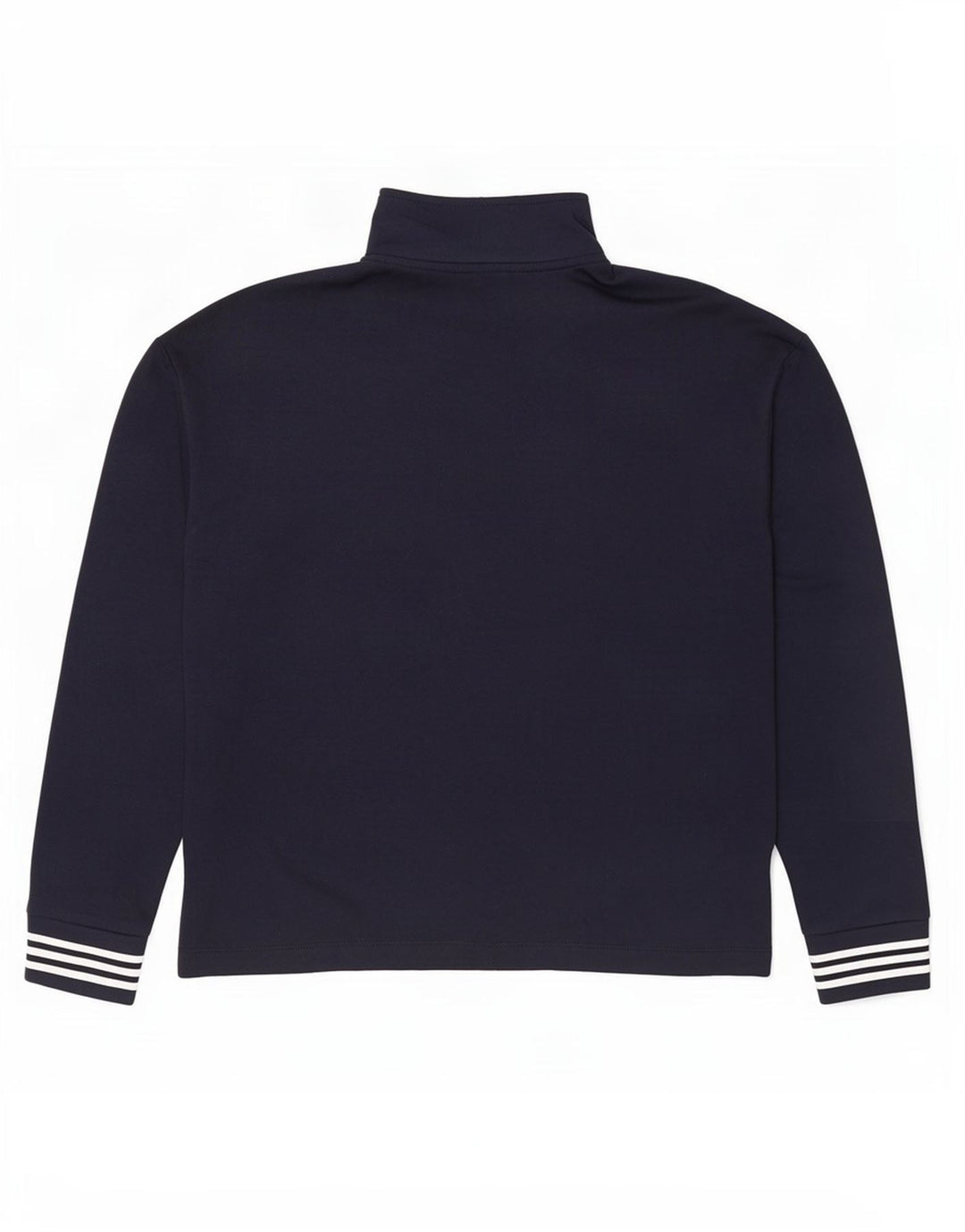 Nautica moletom masculino com zíper e gola alta algodão azul marinho médio