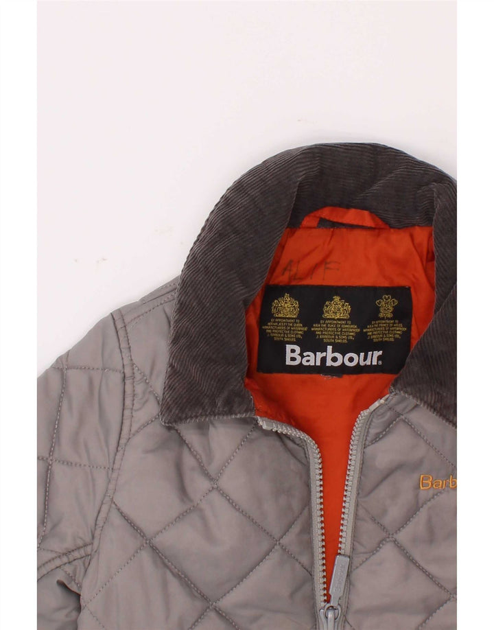 Jaqueta acolchoada Barbour Boys 3-4 anos cinza